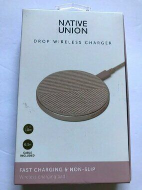 Native Union Drop - Wireless Charger Pad [Qi Certified] 10W Non Slip